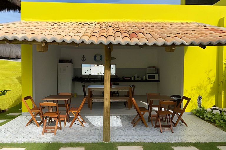 Casa em Gostoso - condo beira-mar até 16 pessoas