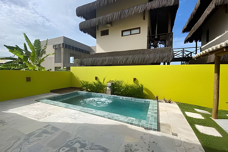 Casa em Gostoso - condo beira-mar até 16 pessoas