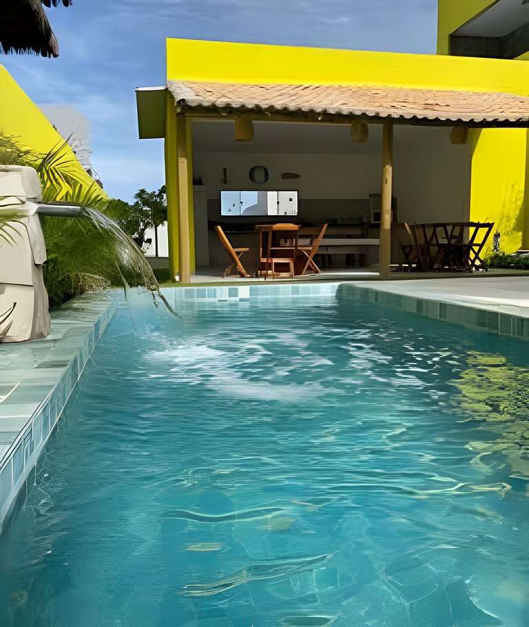 Casa em Gostoso - condo beira-mar até 16 pessoas