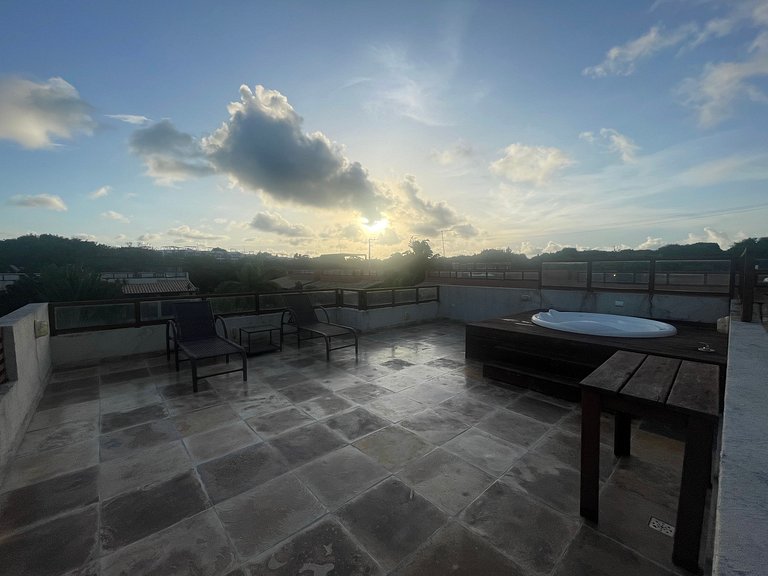 Pipa Beleza - Apart Superior Jacuzzy e piscina