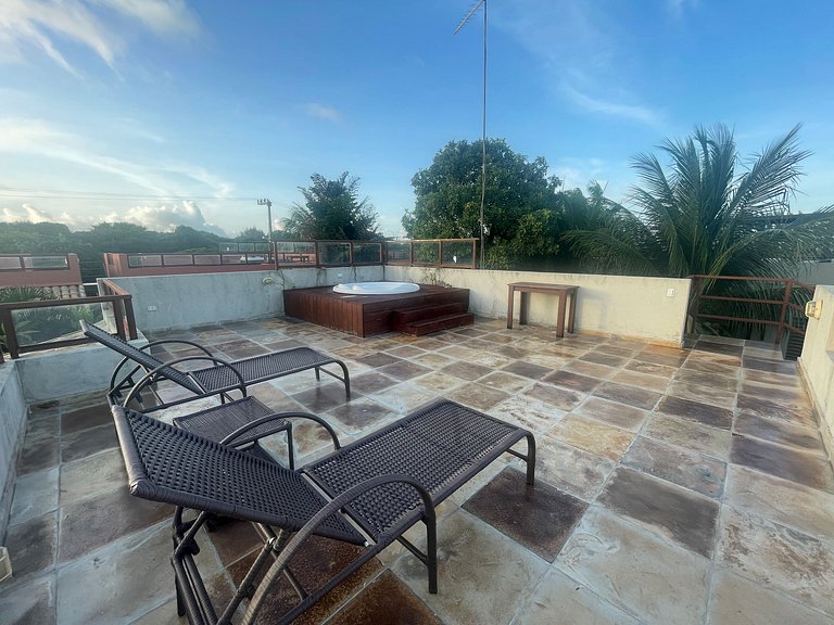 Pipa Beleza - Apart Superior Jacuzzy e piscina