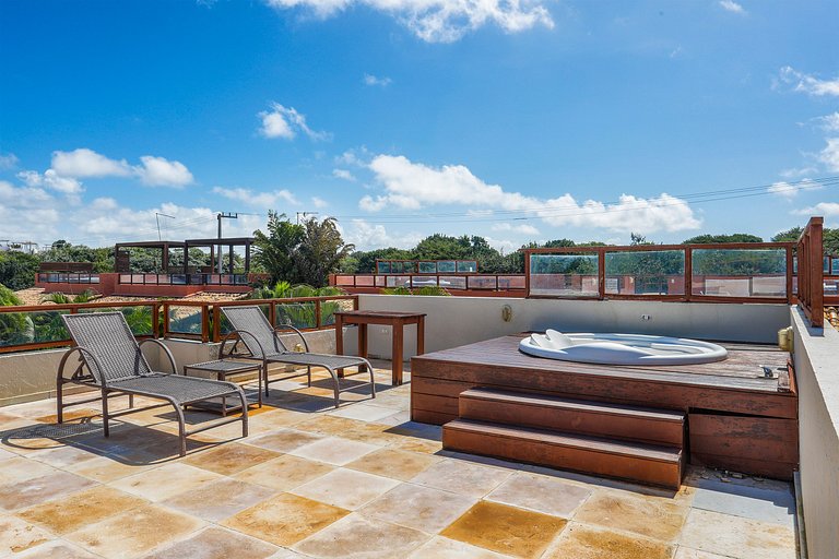 Pipa Beleza - Apart Superior Jacuzzy e piscina