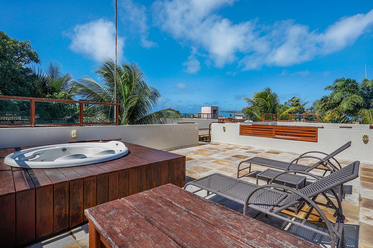 Pipa Beleza - Apart Superior Jacuzzy e piscina